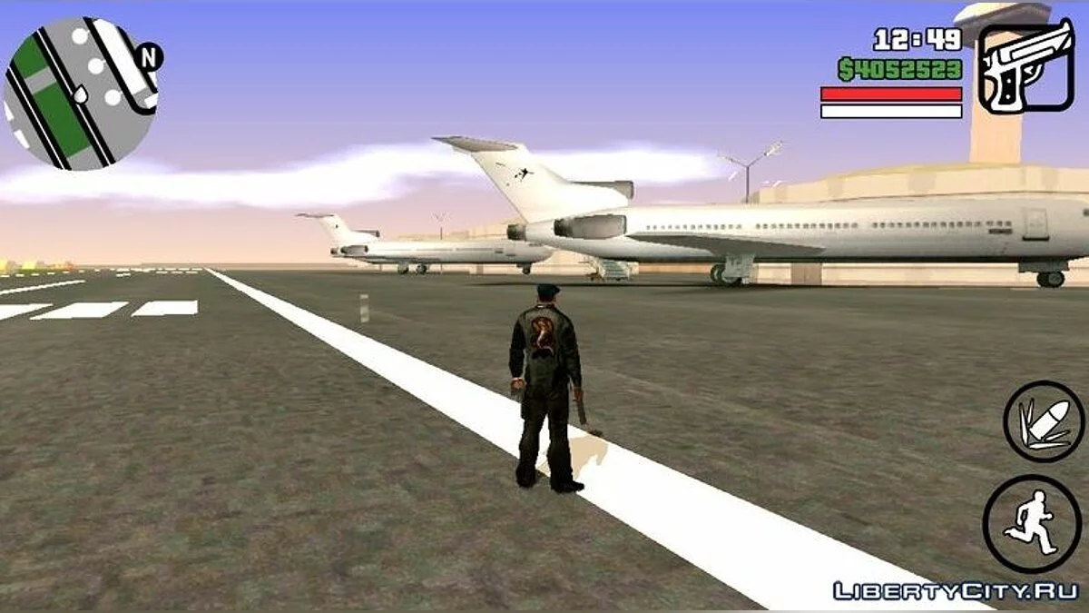 Самолеты в аэропорту, как в бета-версии / GTA San Andreas (iOS, Android)