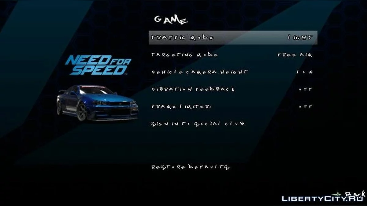 Шрифт в стиле Need For Speed: Most Wanted / GTA San Andreas (iOS, Android)