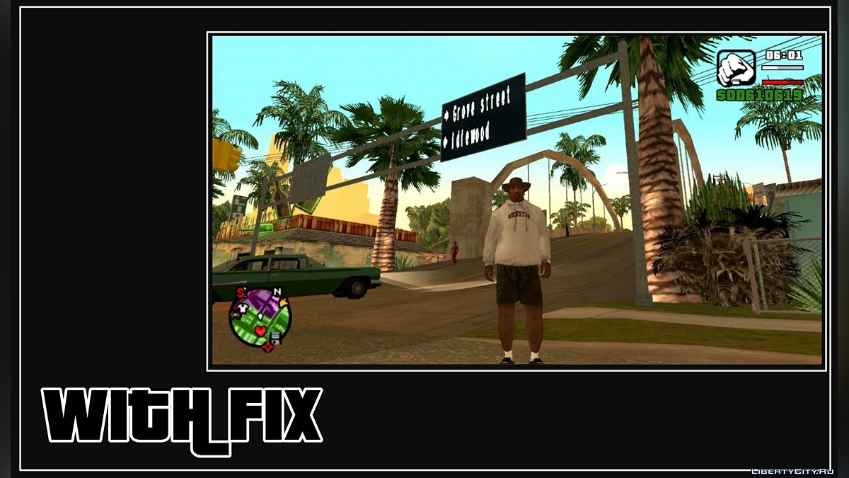 Скачать Road Sign Font Fix (Mobile) - Исправление текста дорожных  указателей для GTA San Andreas (iOS, Android)