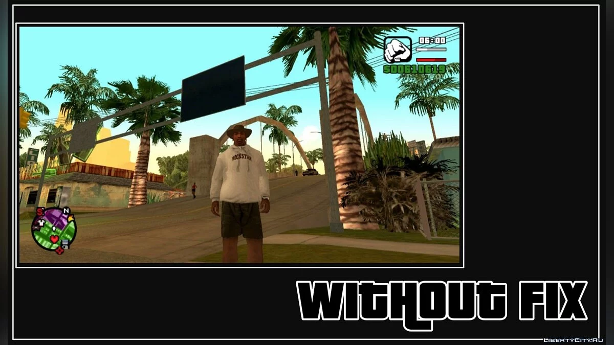 Road Sign Font Fix (Mobile) - Исправление текста дорожных указателей / GTA San Andreas (iOS, Android)