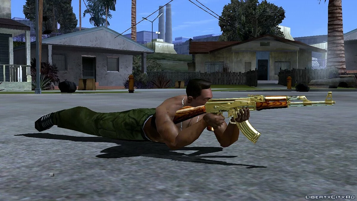 Стрельба лежа / GTA San Andreas (iOS, Android)