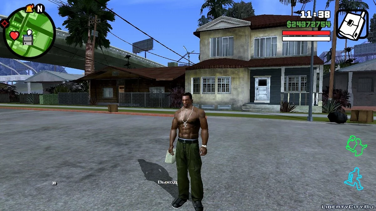 Цветные кнопки  / GTA San Andreas (iOS, Android)