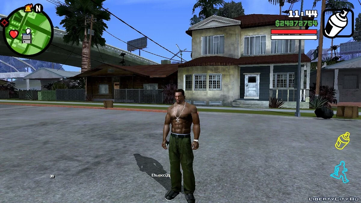 Цветные кнопки  / GTA San Andreas (iOS, Android)