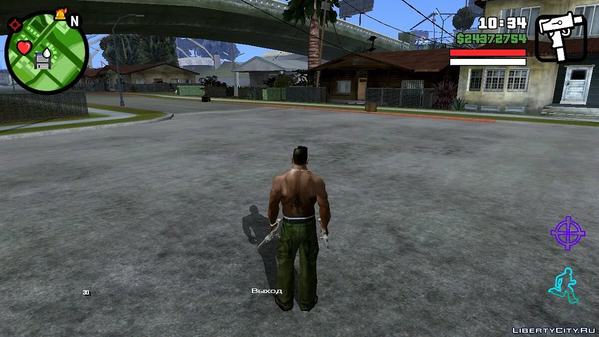 Цветные кнопки  / GTA San Andreas (iOS, Android)