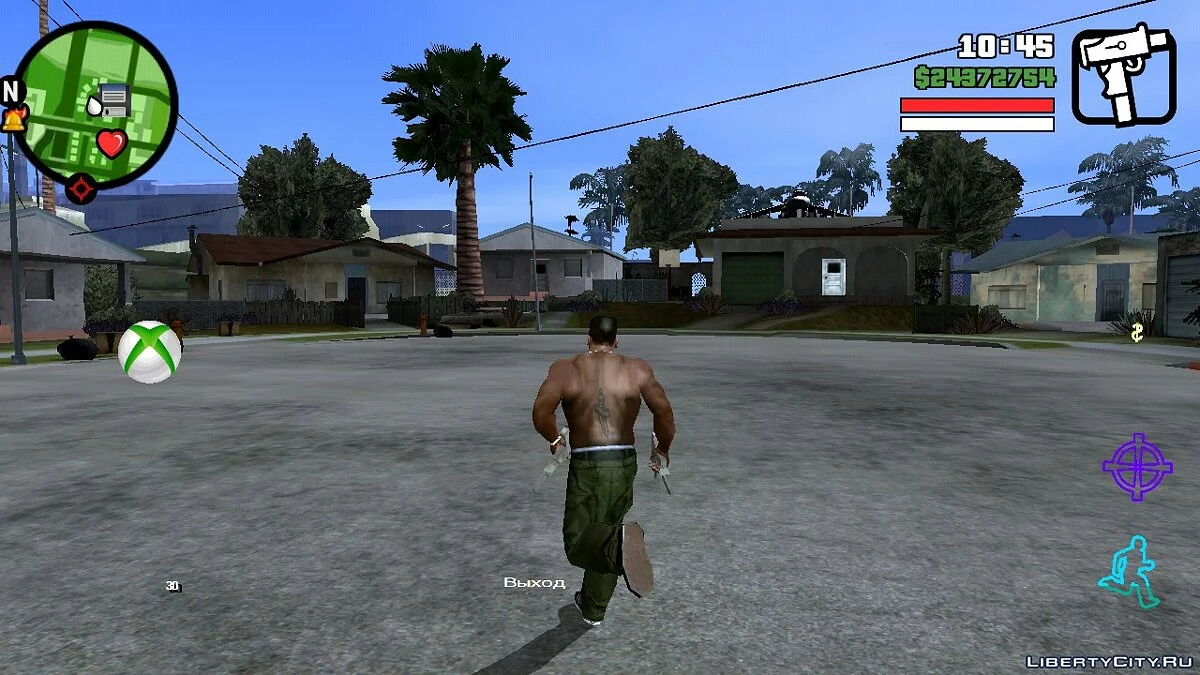 Цветные кнопки  / GTA San Andreas (iOS, Android)