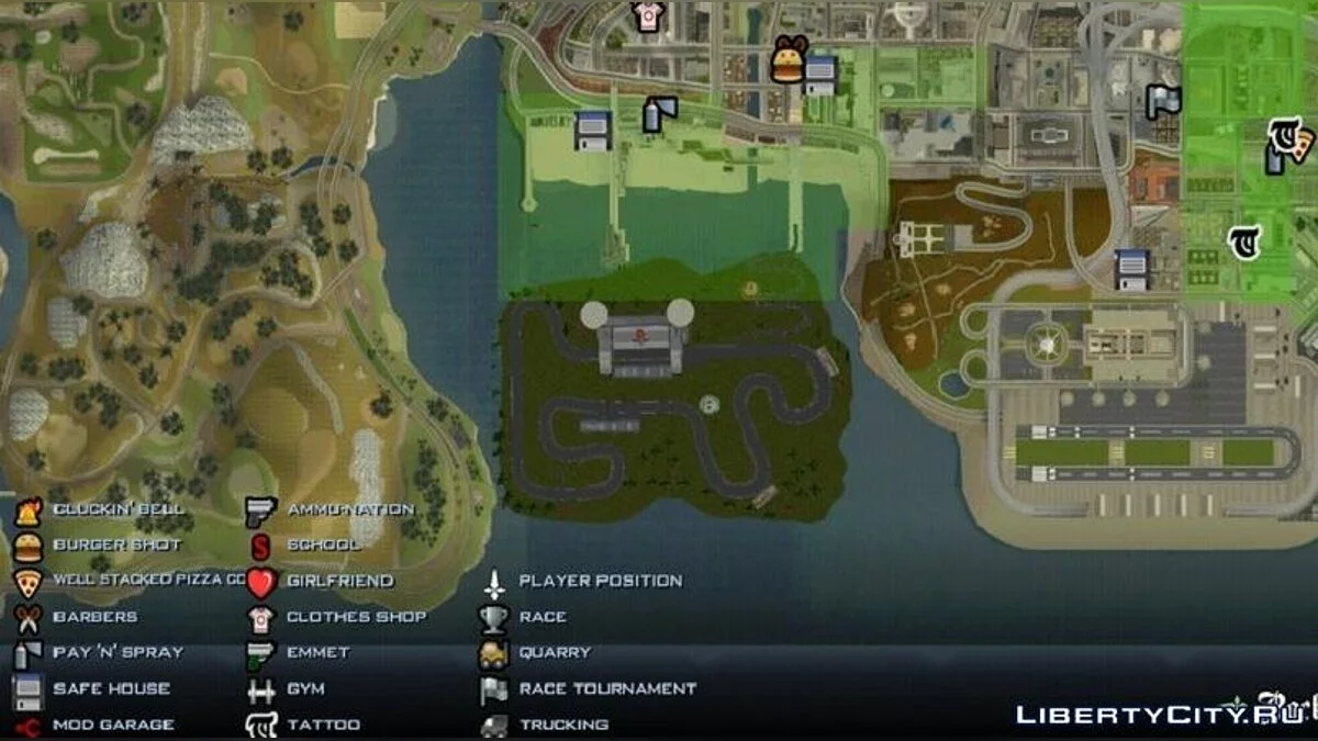 F1 Shanghai International Circuit  / GTA San Andreas (iOS, Android)