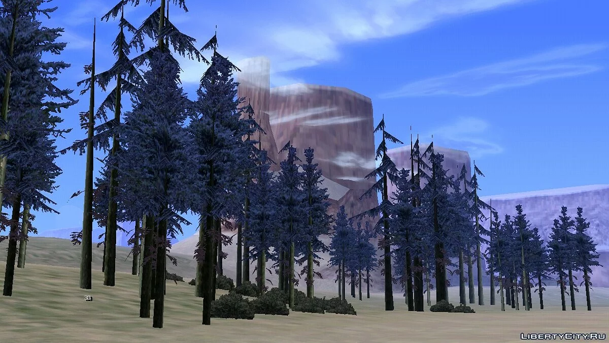 Пустынный лес / GTA San Andreas (iOS, Android)