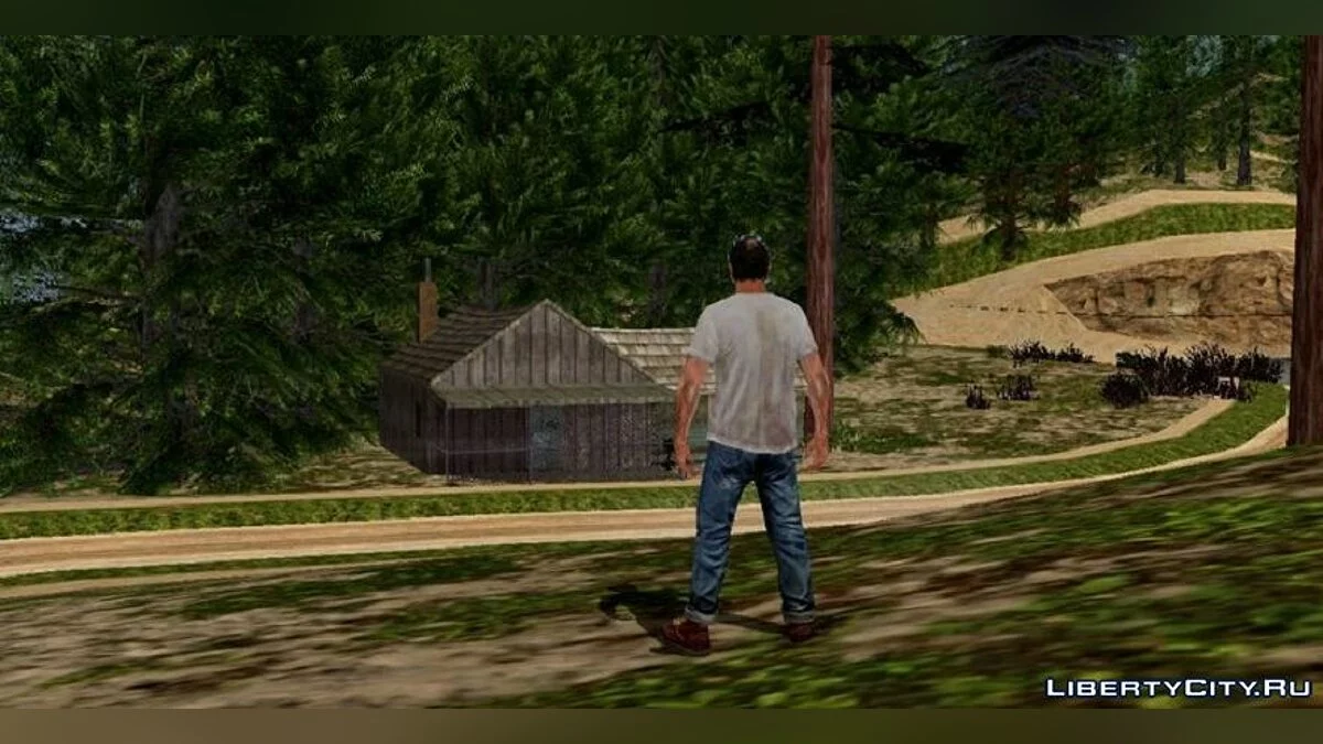 Реалистичный лес в стиле GTA 5 / GTA San Andreas (iOS, Android)