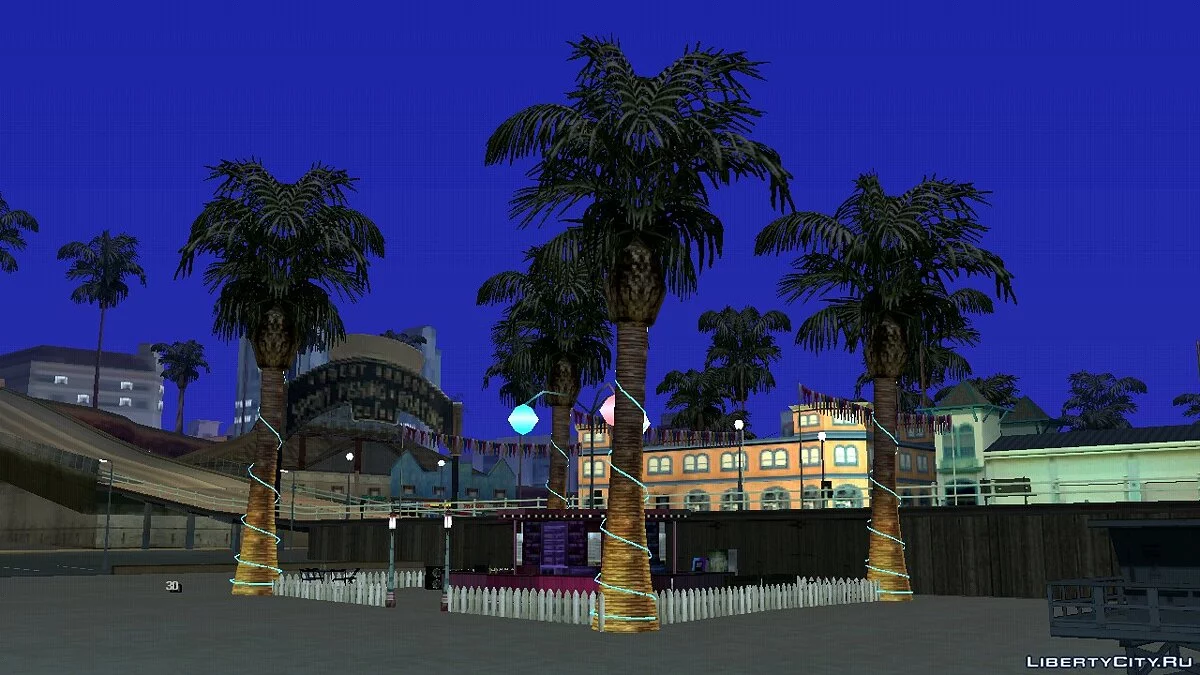 Ночное кафе на пляже / GTA San Andreas (iOS, Android)