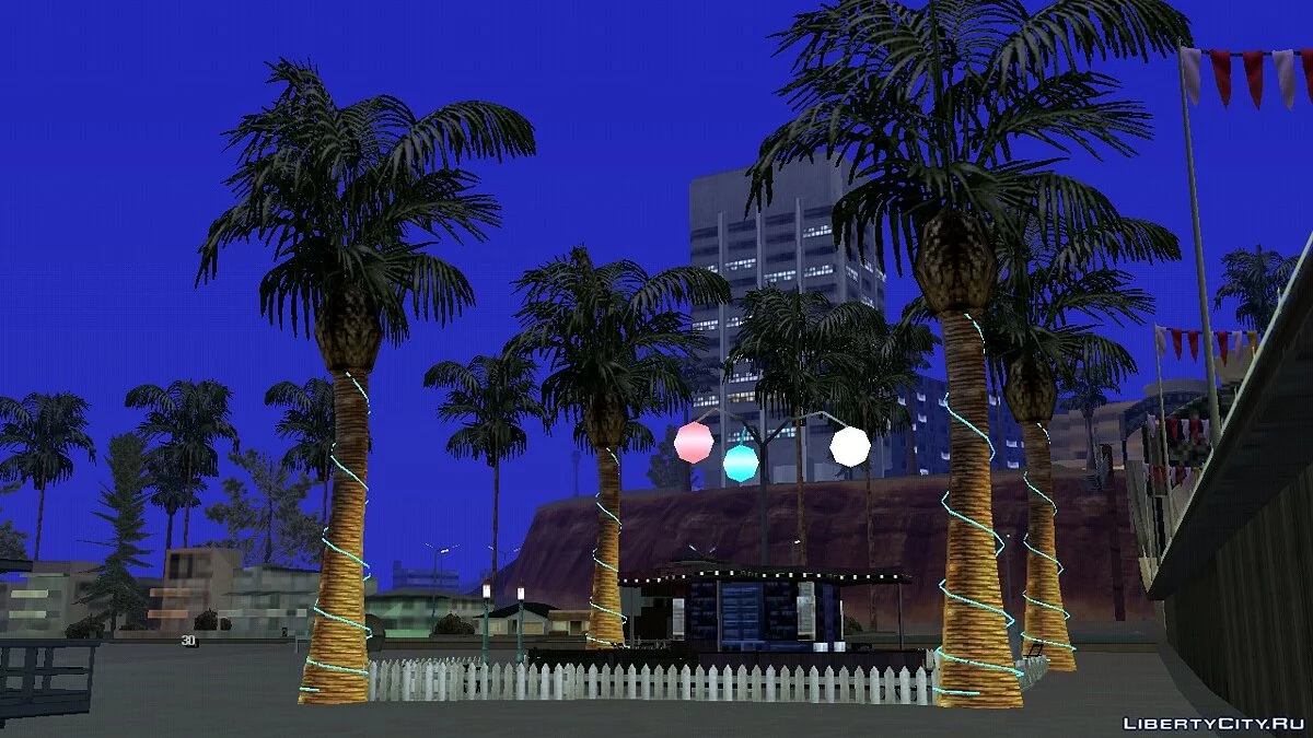 Ночное кафе на пляже / GTA San Andreas (iOS, Android)