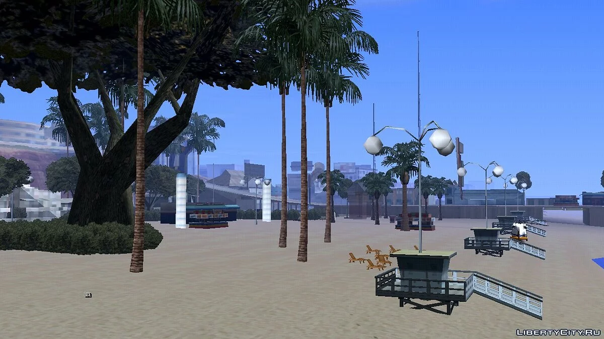 Новый пляж в Лос-Сантосе / GTA San Andreas (iOS, Android)