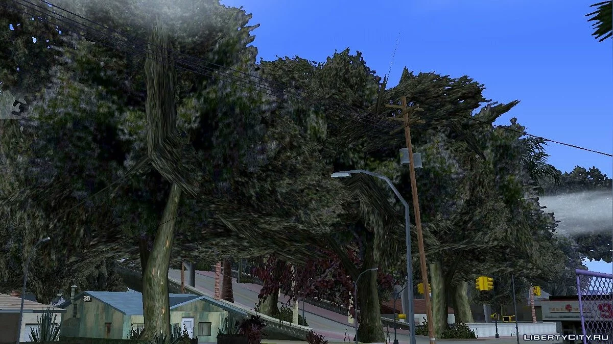 Повышенная растительность на Grove Street / GTA San Andreas (iOS, Android)