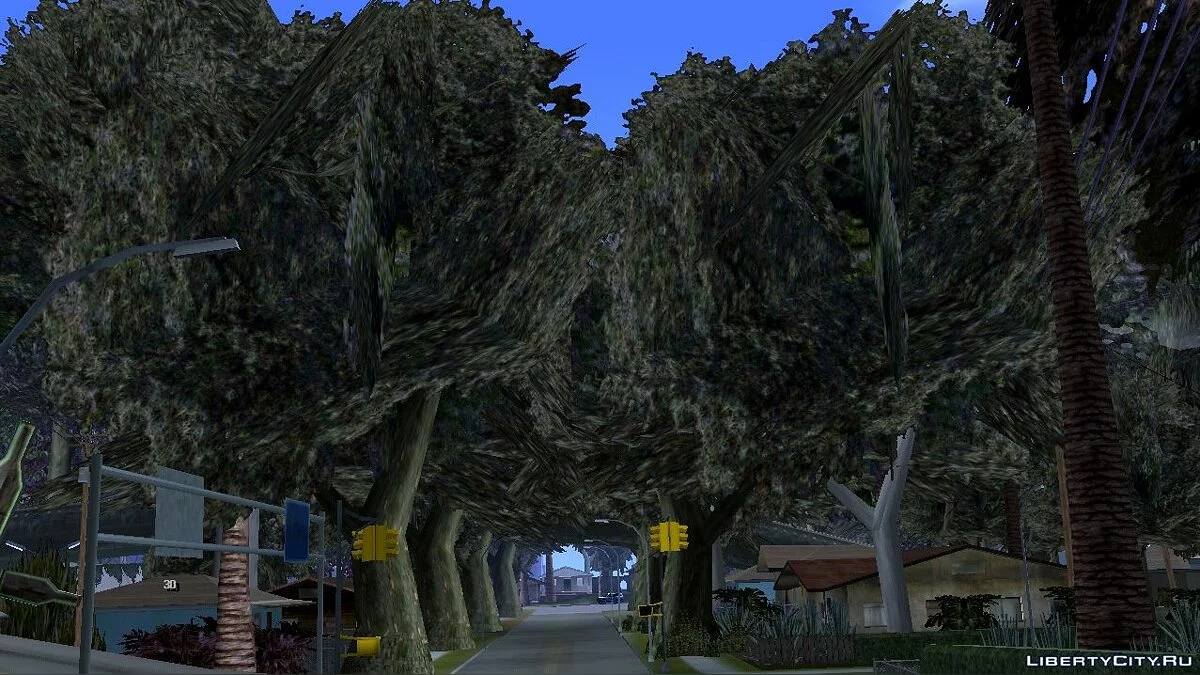 Повышенная растительность на Grove Street / GTA San Andreas (iOS, Android)