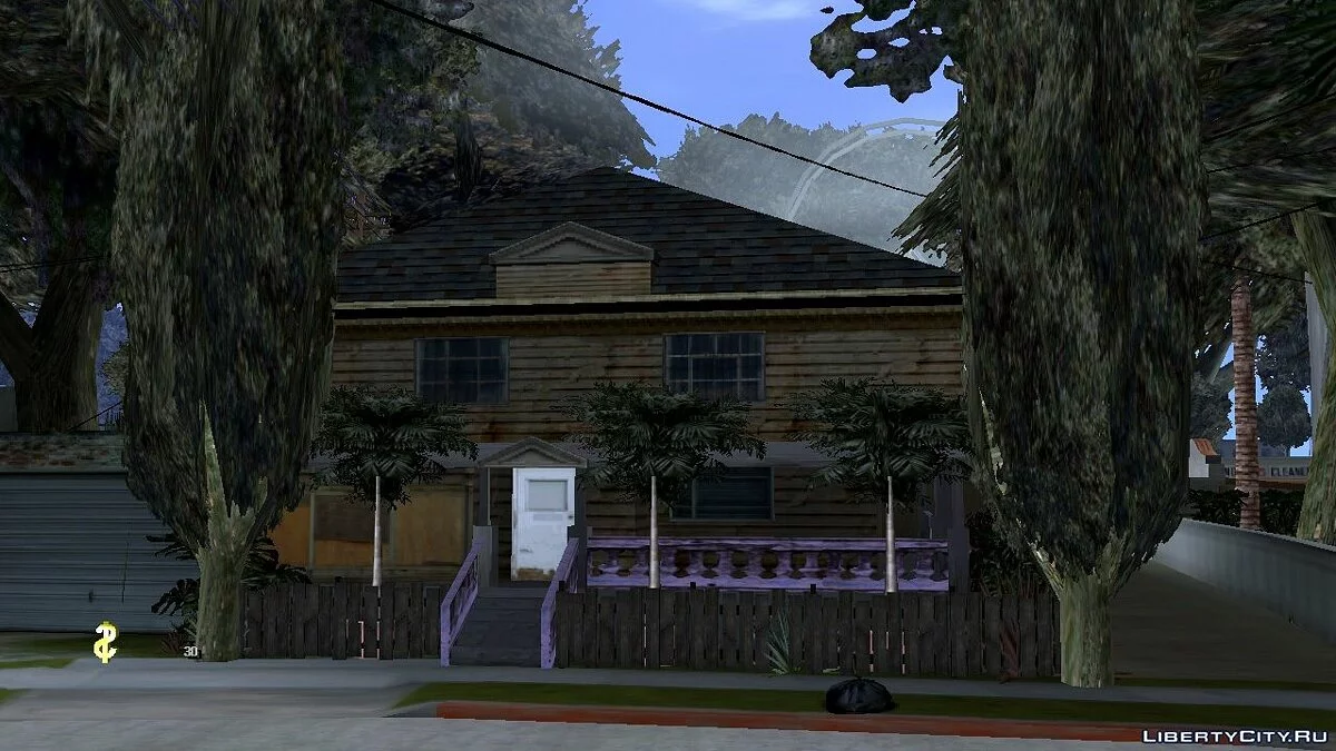 Повышенная растительность на Grove Street / GTA San Andreas (iOS, Android)
