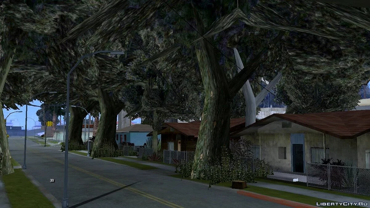 Повышенная растительность на Grove Street / GTA San Andreas (iOS, Android)