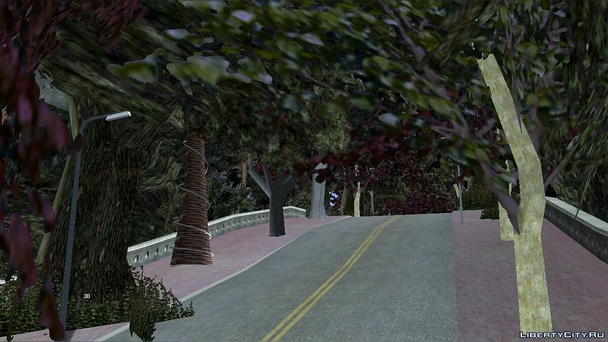 Повышенная растительность на Grove Street / GTA San Andreas (iOS, Android)