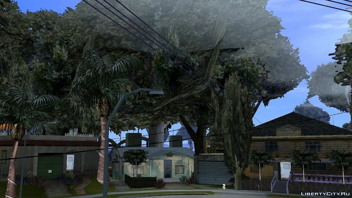 Повышенная растительность на Grove Street / GTA San Andreas (iOS, Android)