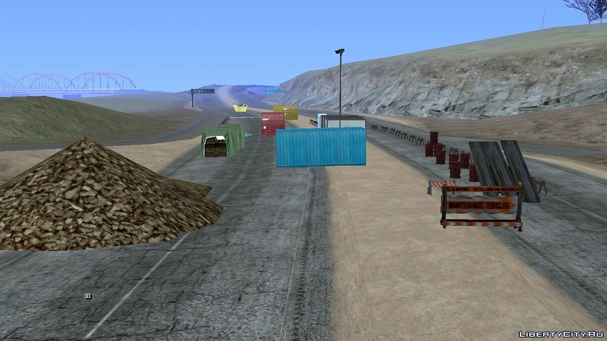 Ремонт дороги / GTA San Andreas (iOS, Android)