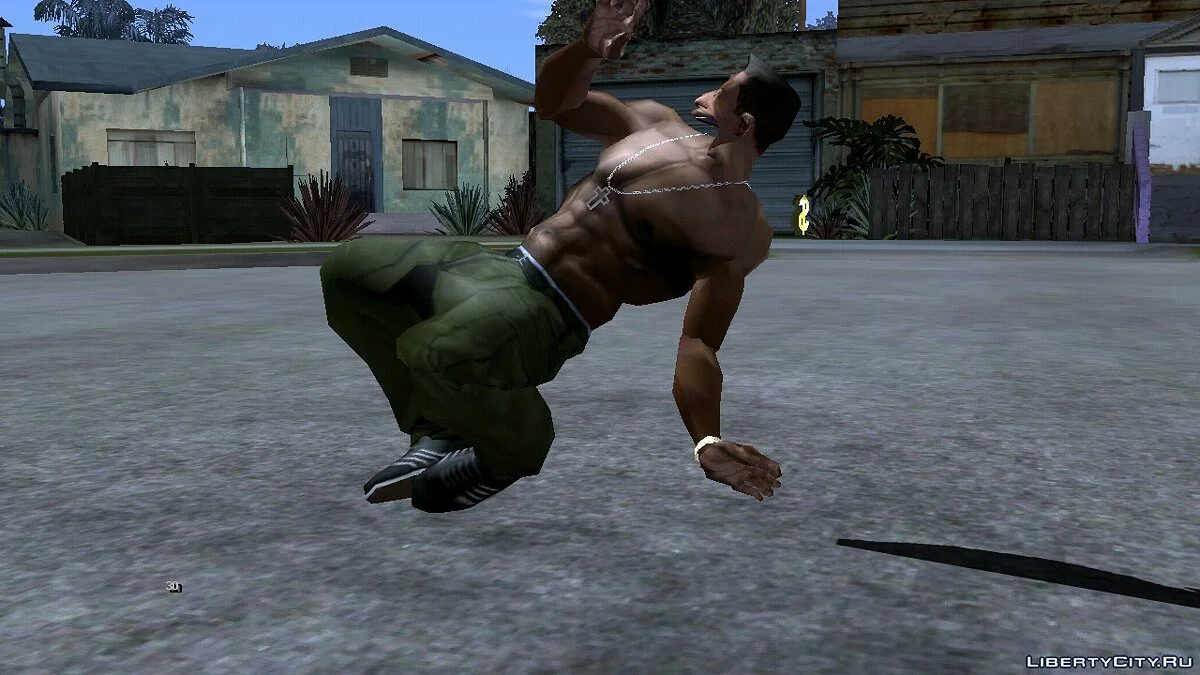 Возможность танцевать брейк-данс / GTA San Andreas (iOS, Android)