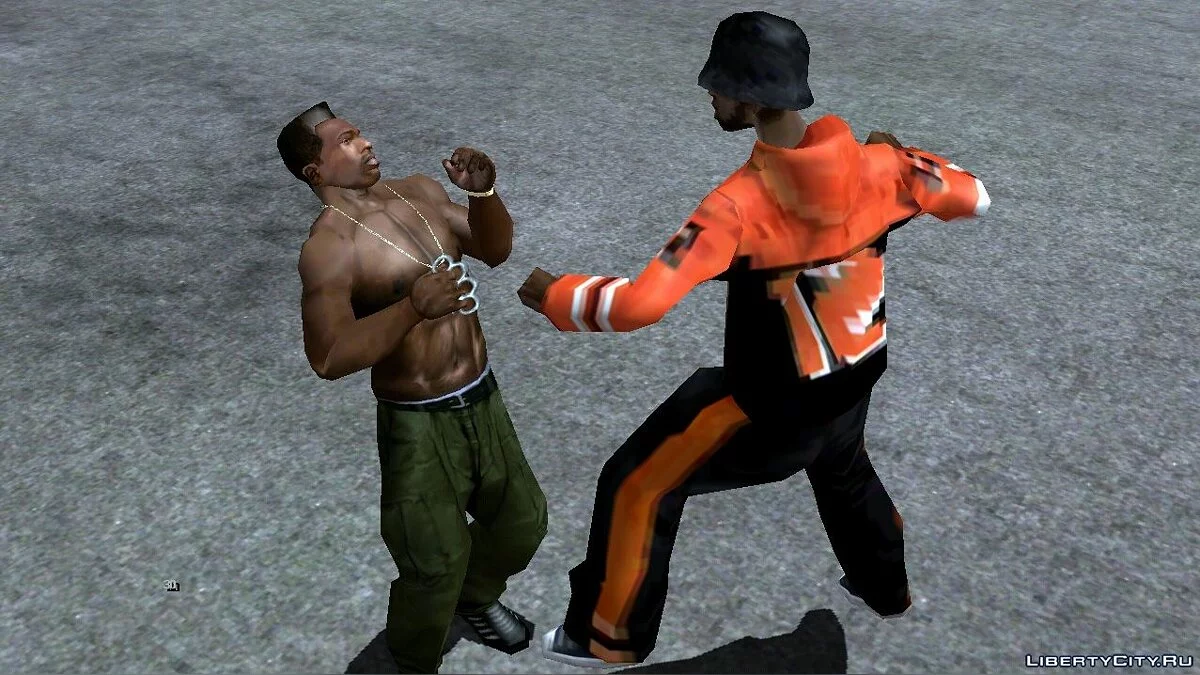 Анимации из GTA 5 / GTA San Andreas (iOS, Android)