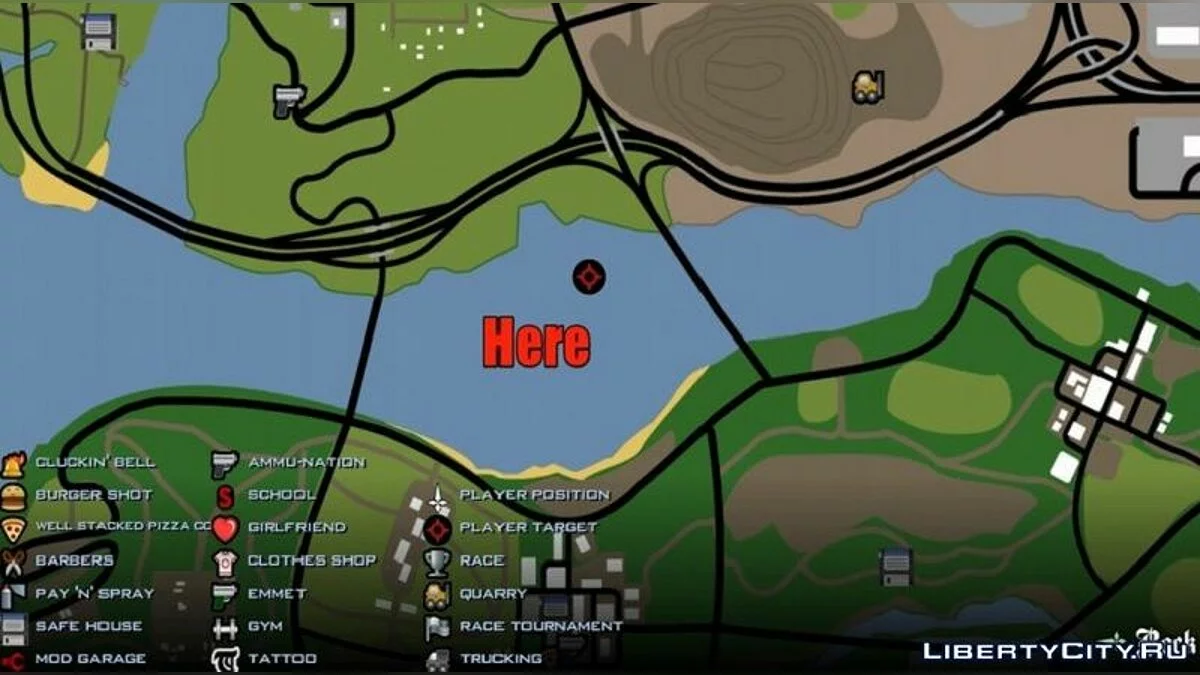 KAM1KAZE Drift Map  / GTA San Andreas (iOS, Android)
