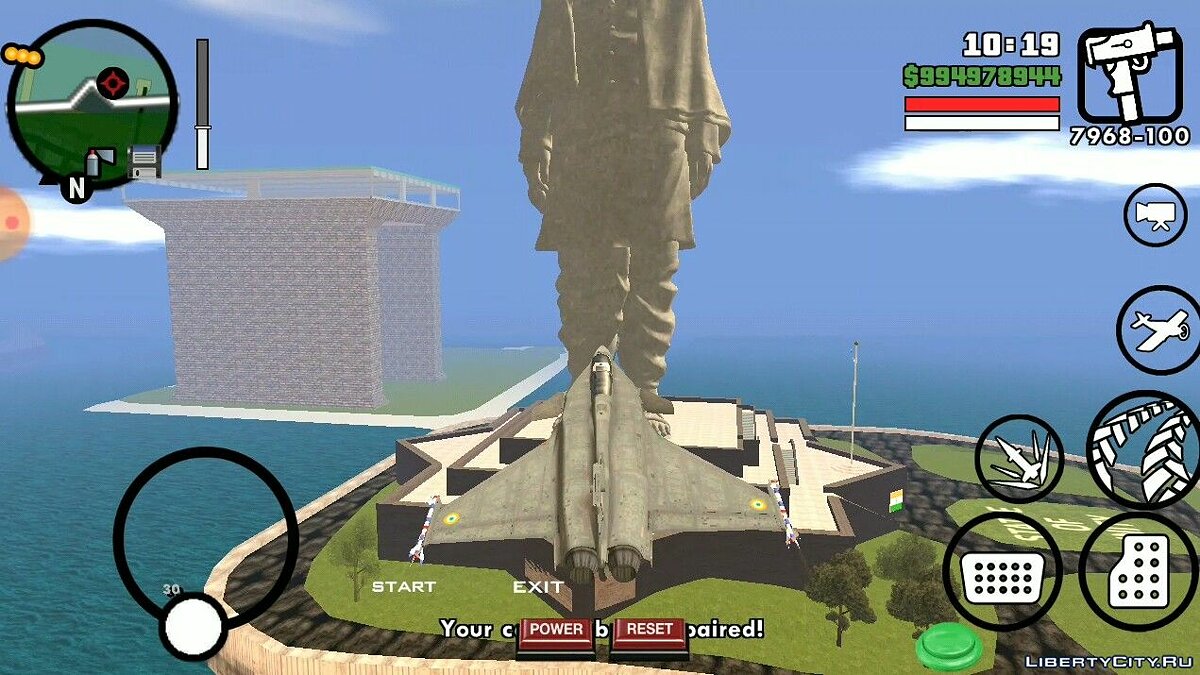 Скачать Statue of Unity in San Andreas V2 для GTA San Andreas (iOS, Android)