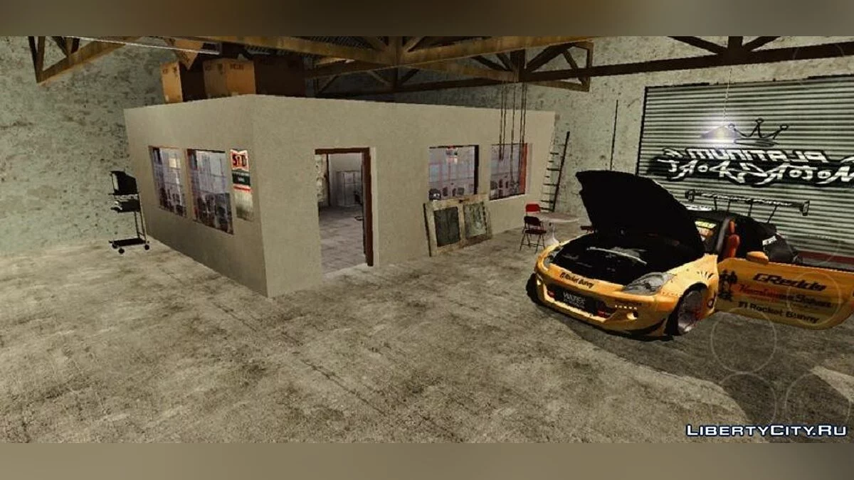 Гараж из Сан-Фиерро в Лас-Вентурасе / GTA San Andreas (iOS, Android)