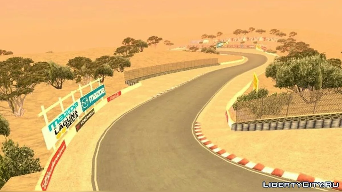 Mazda Raceway Laguna Seca / GTA San Andreas (iOS, Android)