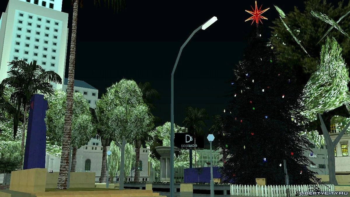 Рождественская елка в Лос-Сантосе / GTA San Andreas (iOS, Android)