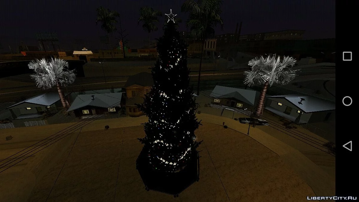 Рождественские (новогодние) елки из GTA 5 / GTA San Andreas (iOS, Android)
