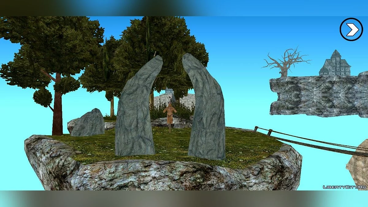 Skyrim Flying Island  / GTA San Andreas (iOS, Android)