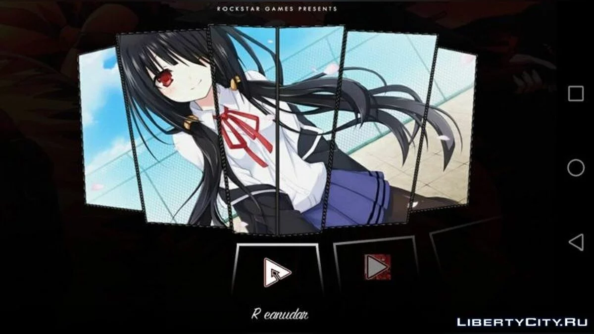 Загрузочный экран Kurumi Tokisaki v1 / GTA San Andreas (iOS, Android)