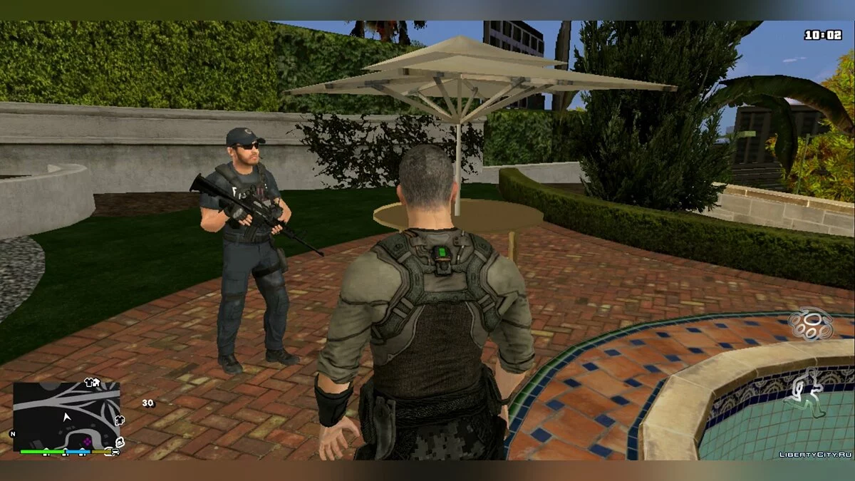 Дом Майкла из GTA 5 + 50 охранников / GTA San Andreas (iOS, Android)