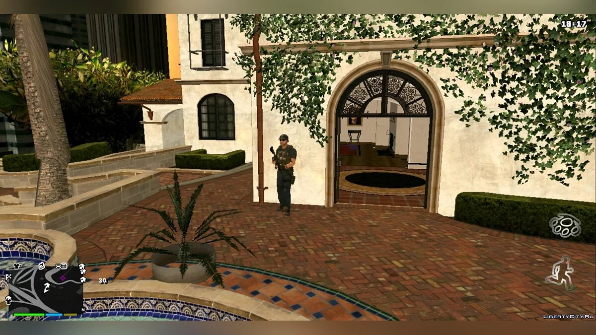 Дом Майкла из GTA 5 + 50 охранников / GTA San Andreas (iOS, Android)