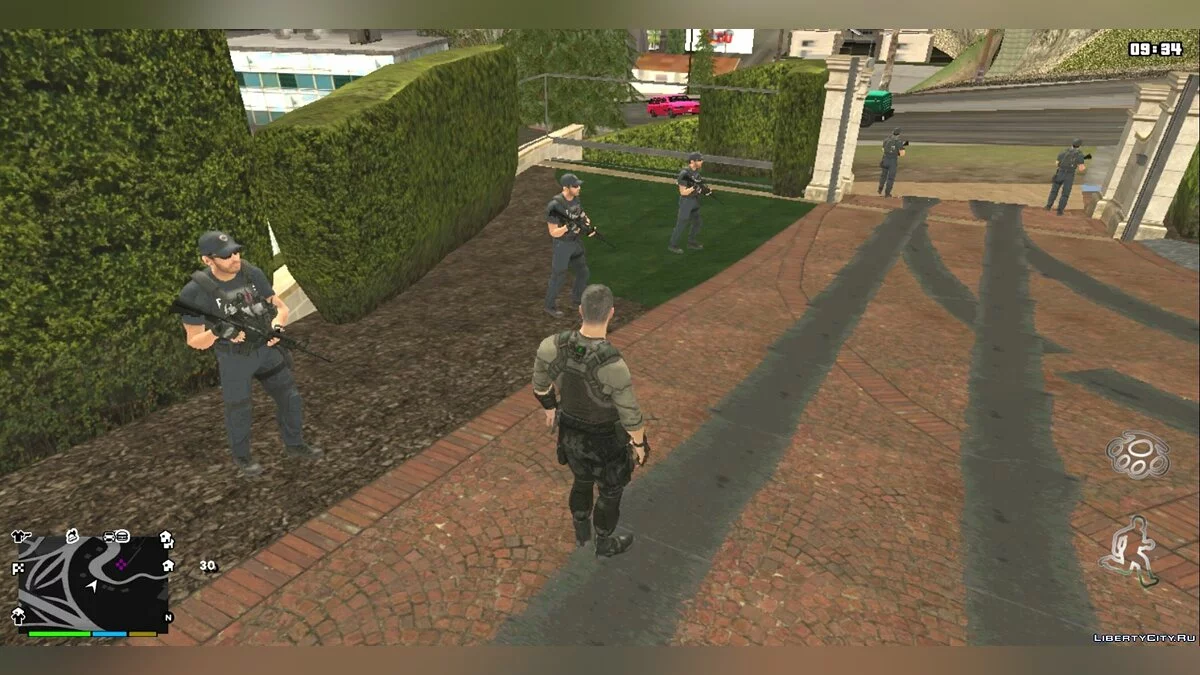 Дом Майкла из GTA 5 + 50 охранников / GTA San Andreas (iOS, Android)