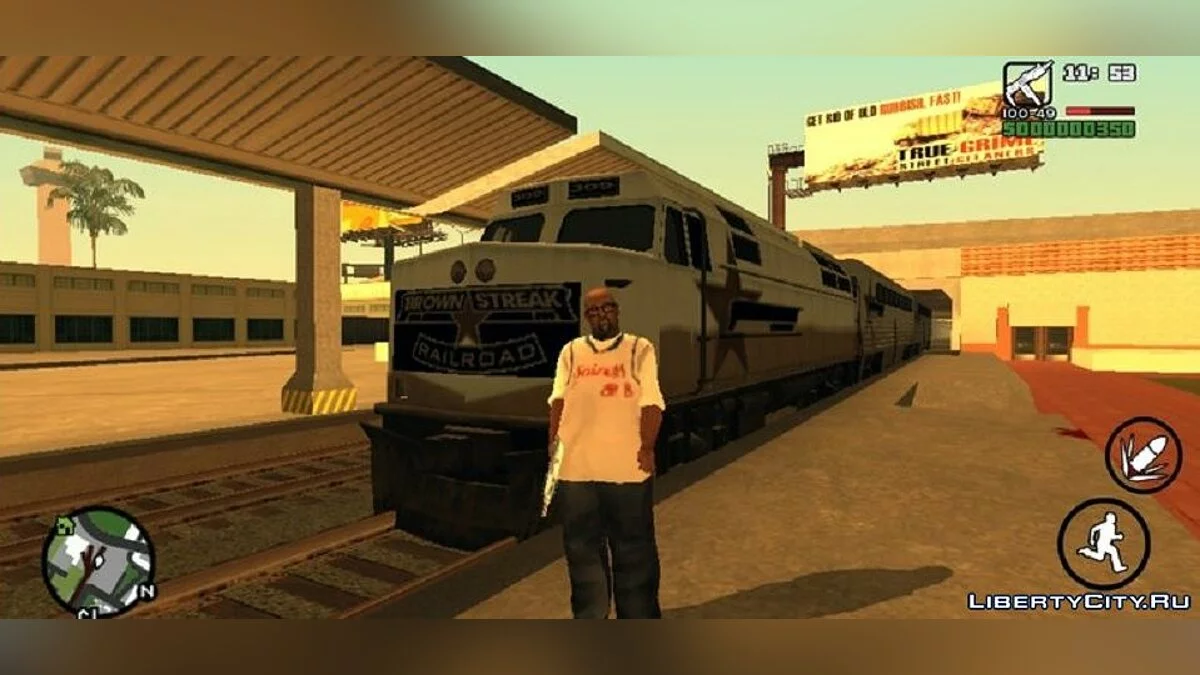 Поезд из бета-версии / GTA San Andreas (iOS, Android)