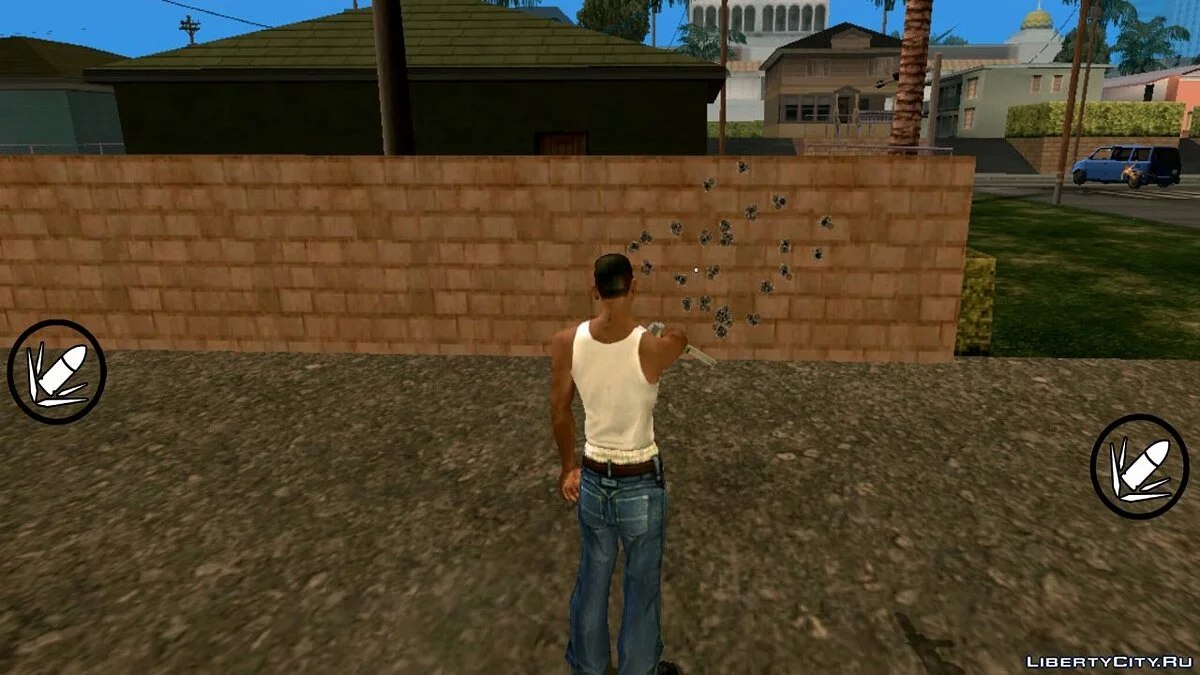 Следы от пуль / GTA San Andreas (iOS, Android)