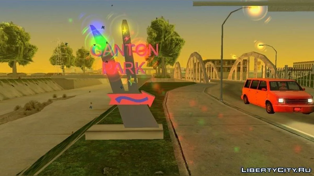 Парк в Гантоне  / GTA San Andreas (iOS, Android)