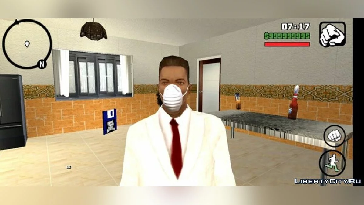 Новое лицо и одежда для Сиджея v2 / GTA San Andreas (iOS, Android)