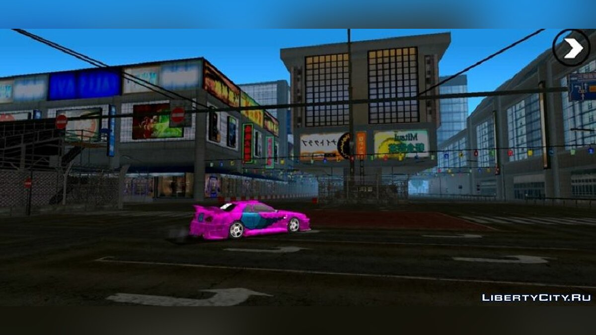 Скачать Night City Drift Track для GTA San Andreas (iOS, Android)