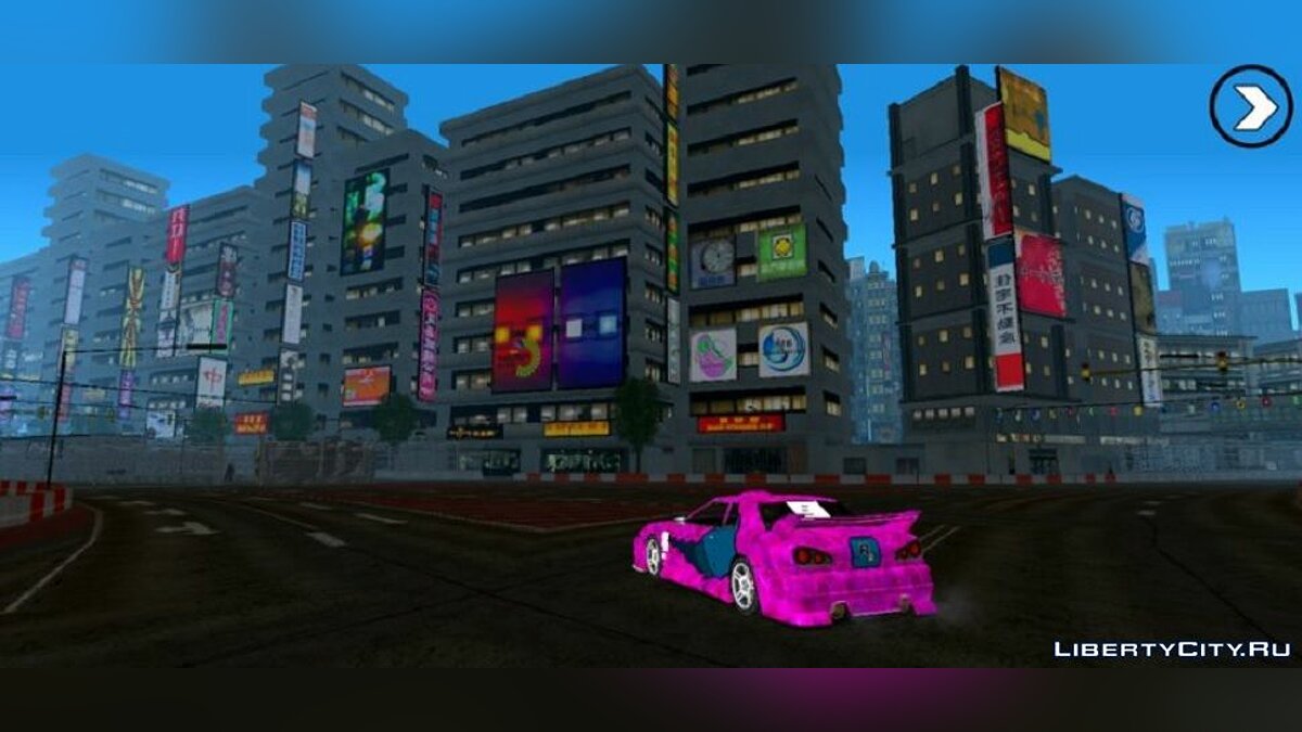 Скачать Night City Drift Track для GTA San Andreas (iOS, Android)