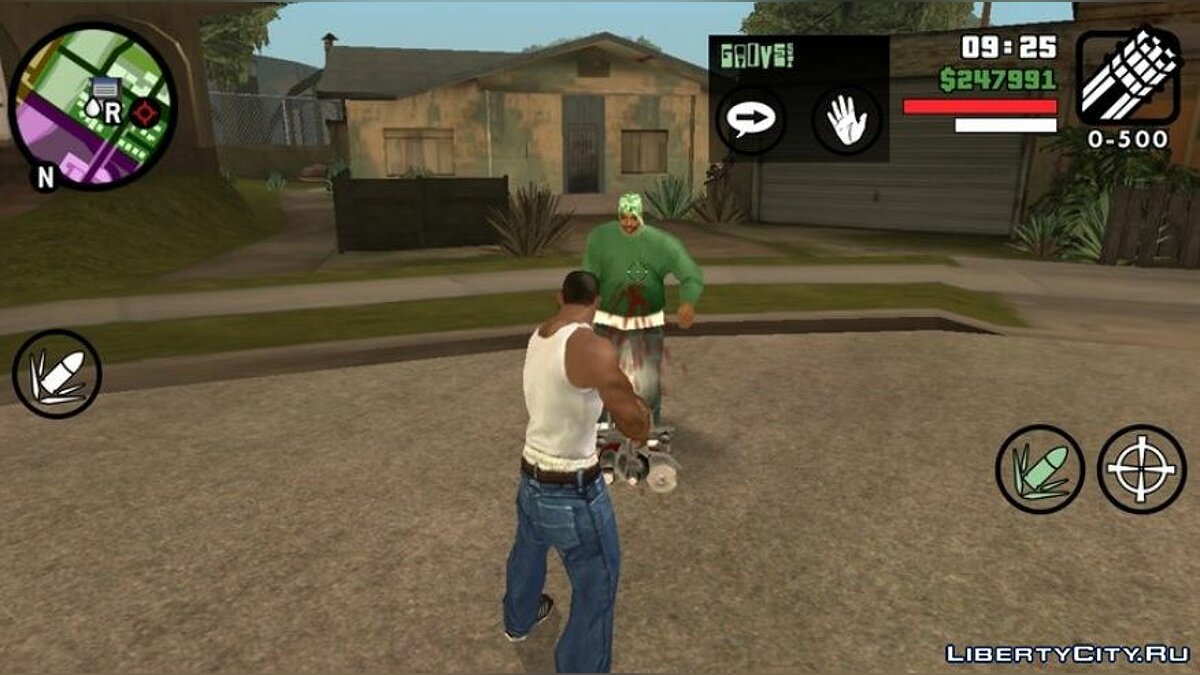 Скачать Бессмертие для банды Grove Street для GTA San Andreas (iOS, Android)