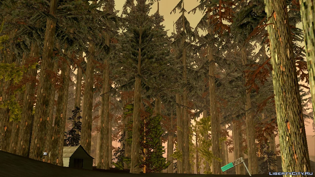 Густой лес / GTA San Andreas (iOS, Android)