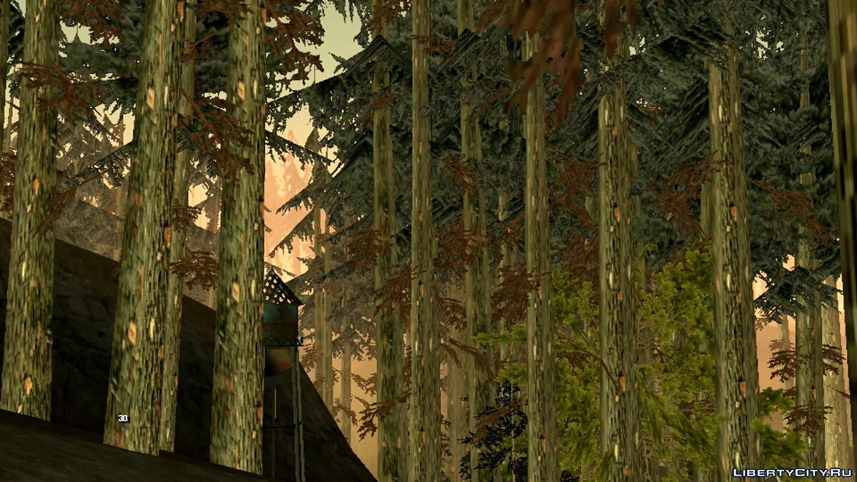 Густой лес / GTA San Andreas (iOS, Android)