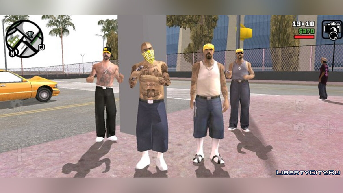 Замена ballas4.dff в GTA San Andreas (iOS, Android) (4 файла)