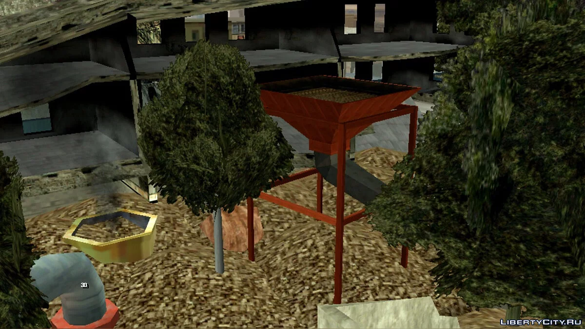 Незаконченная стройка на Grove Street / GTA San Andreas (iOS, Android)
