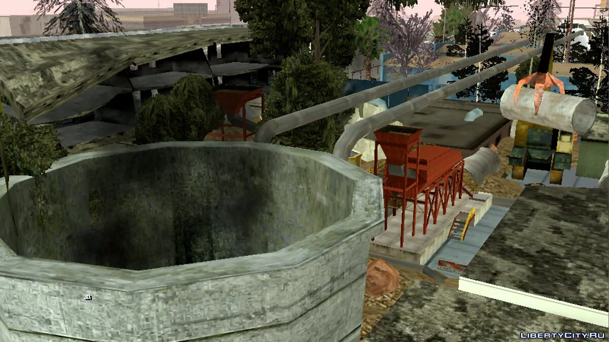 Незаконченная стройка на Grove Street / GTA San Andreas (iOS, Android)