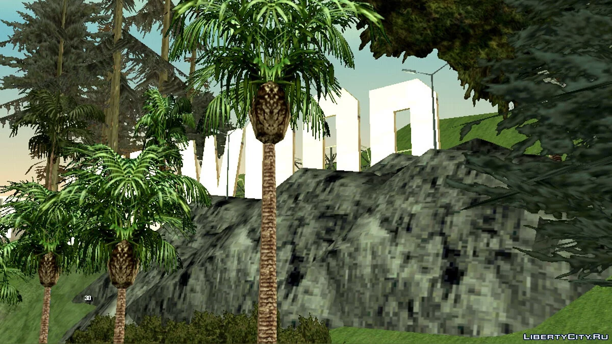 Новая растительность возле Vinewood / GTA San Andreas (iOS, Android)
