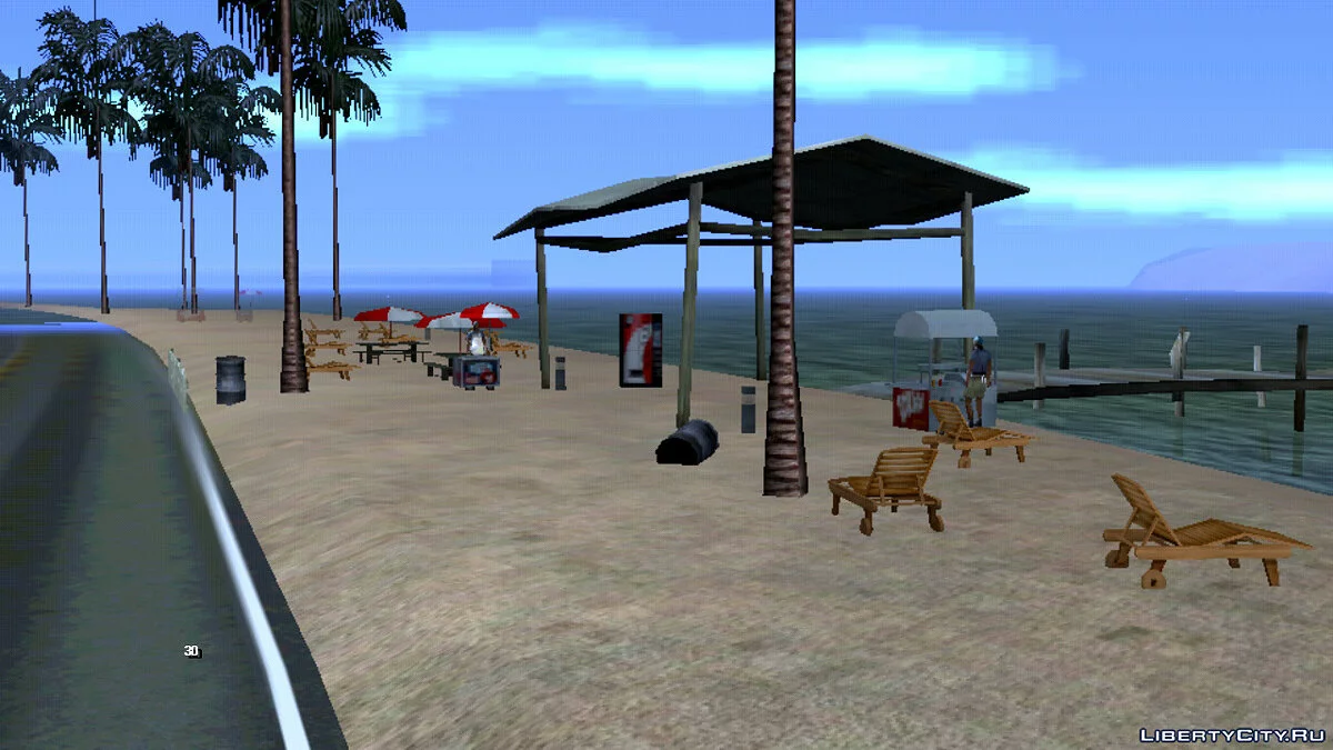 Новый пляж возле Блуберри  / GTA San Andreas (iOS, Android)
