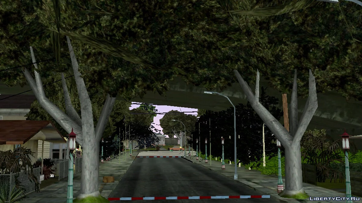 Повышенная растительность на Grove Street / GTA San Andreas (iOS, Android)
